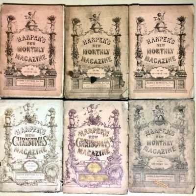 Editions of "Harpers New Monthly Magazine" of the Knox family, 1890-1894