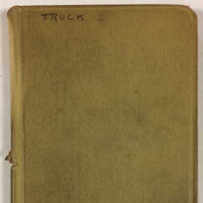 Fire Department Roll Call Book and Shifts for Truck #1, 1930