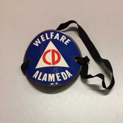Civil Defense Welfare Council volunteer armband, 1941-1945