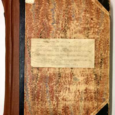 Scrapbook about the Cycler's Club, c. 1890s