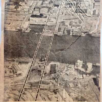 Clipping 'Big Ditch for New Tube', 1960