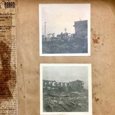 Caption: 1919 Park Street Fire: (Was 1920).