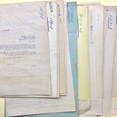 Folder with documents building nuisance abatement, 1926-1931