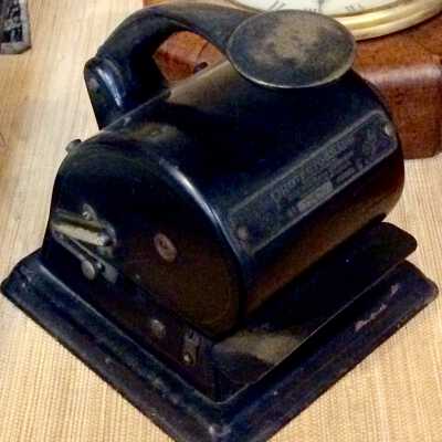 City Hall's Check Protectograph by Todd & Co., early 1900s