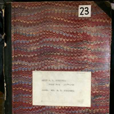 Scrapbook compiled by Walter T. Steinmetz, Fire Chief, 1907-1918