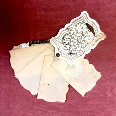 Pocket memo pad of Caroline Chipman Dwinelle, 1870s or 1880s