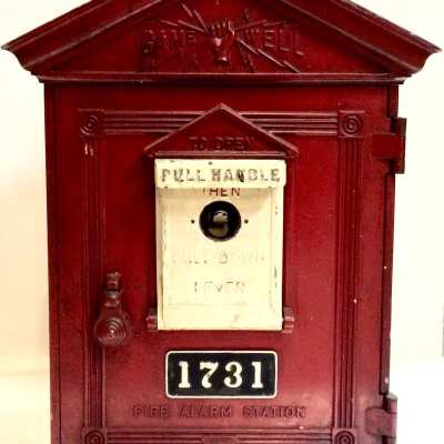 Gamewell Fire Alarm Box Serial No. 1731, after 1924
