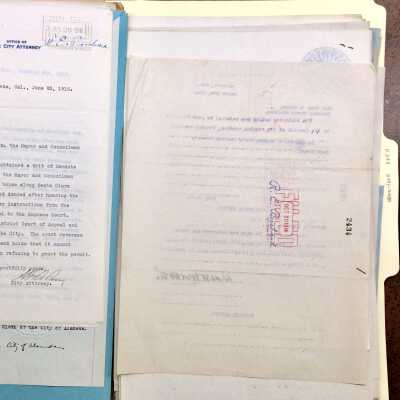 Folder with documents for/by the City Council (#2401-2450), 1912-1919