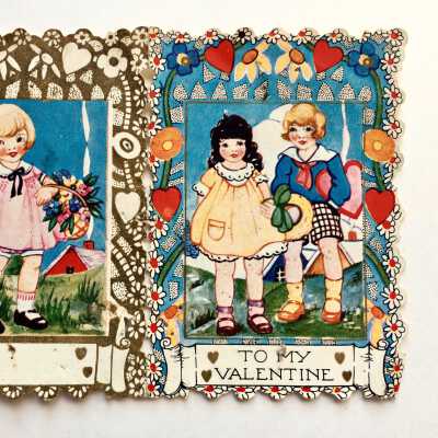 Valentine card received by William Piest, c. 1920s