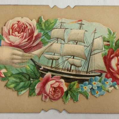 Hidden-name calling card of Mr. F. W. Lindquist, c. 1900