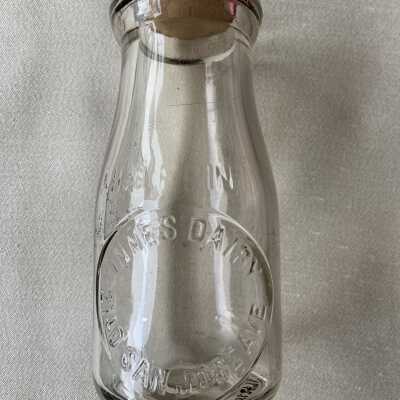 Milk Bottle, Innes Dairy, Ca. 1915
