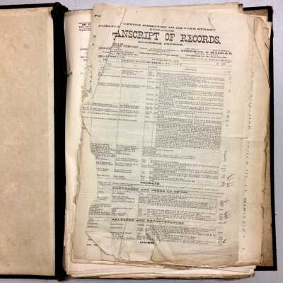 Transcripts of Records, Alameda County, 1894-1895