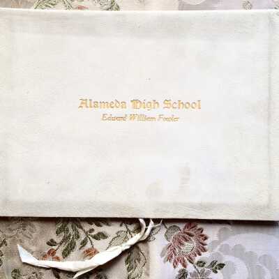 Alameda High School Diploma of Edward Wm. Fowler, 1938