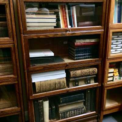Hinged glass fronted bookcases of the Fenn family, c. 1915-1920