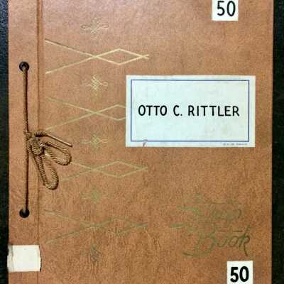 Scrapbook about Otto Rittler, Alameda High School Sports Directory, 1963