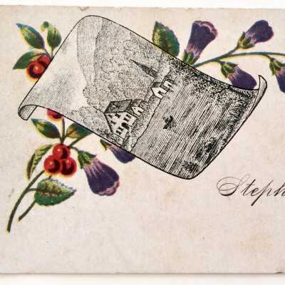 Calling card of Stephen Divisich, c. 1880s