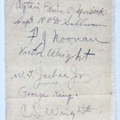Autographs China Clipper Pilots, 1935