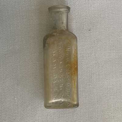Medicinal bottle from the White Cross Drug Co, c. early 1900s