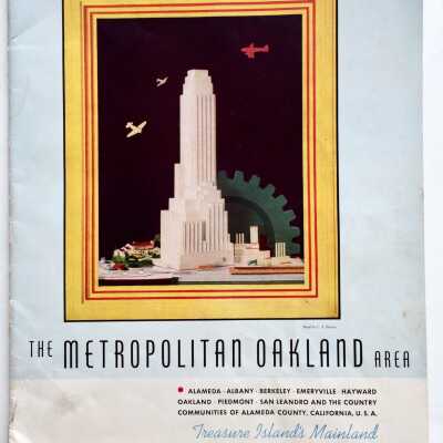Magazine 'The Metropolitan Oakland Area' including photos of Alameda, 1. 1938