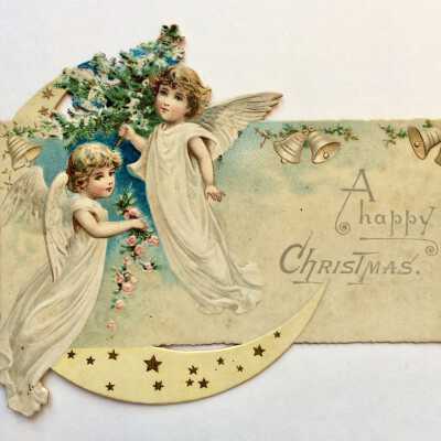 Christmas Greeting Card, c. 1900
