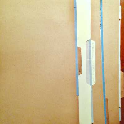 Folders relating to railroad spurs, 1929-1931