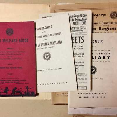 Correspondence file American Legion Auxiliary, No. 9, 1952-1952