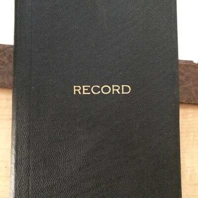 Fire Department Record Book, Fire Alarms 1928-1931