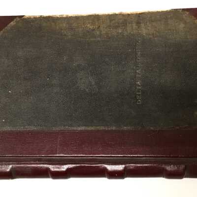 Minutes Book of Alameda High School Sorority Delta Tau Omega, 1930-1938