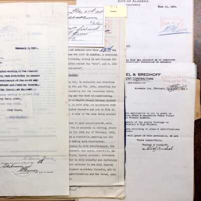 Folder #88, Documents related to street and sewer work, 1924-1930