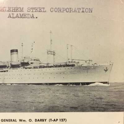 U.S.N.S. General William O. Darby, Bethlehem Shipyards, 1940s