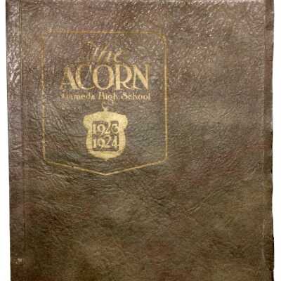 Alameda High School 'Acorn' Yearbook 1923-1924 of Frances Meuter