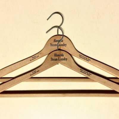 Advertising Hanger from Alameda Steam Laundry, prior to 1998