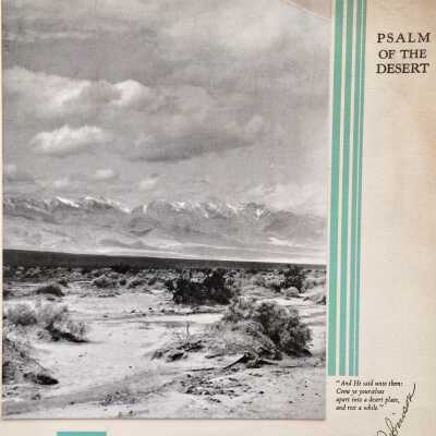 Poem 'Psalm of the Desert' by Leo S. Robinson, 1938