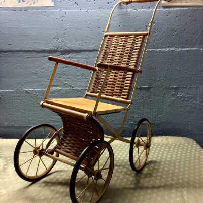 Doll carriage of Sylvia and Linda Zanaria, early 1900