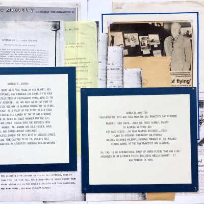 Clippings from R. P. Bowman, San Francisco Airdrome, 1930s-1940s
