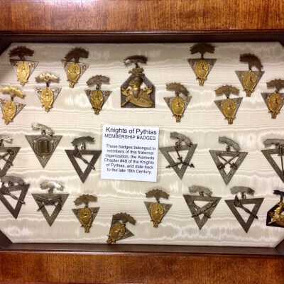 Thirteen Knights of Pythias medals, 19th century
