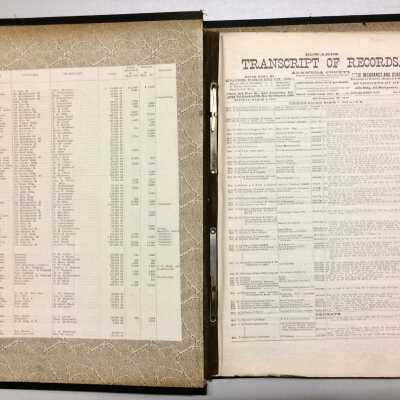Edwards Transcript of Records, 1903-1904