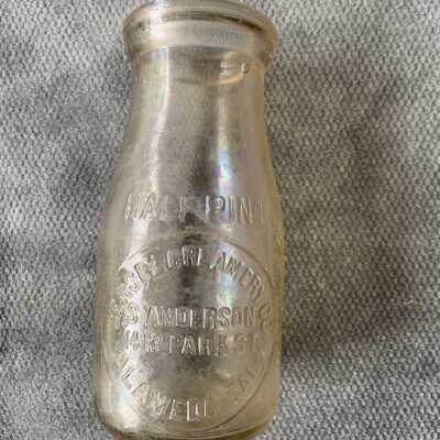 Jersey Creamery Co. Milk Bottle from the Alameda Dump, Ca. 1920