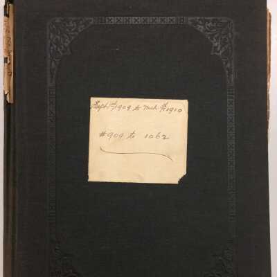 Boegle Transcript of Records, 1909-1910