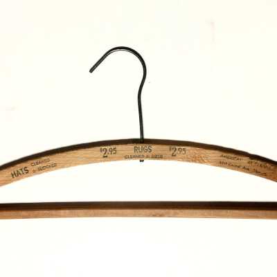 Advertising Hanger from the American Dry Cleaners, prior to 1998
