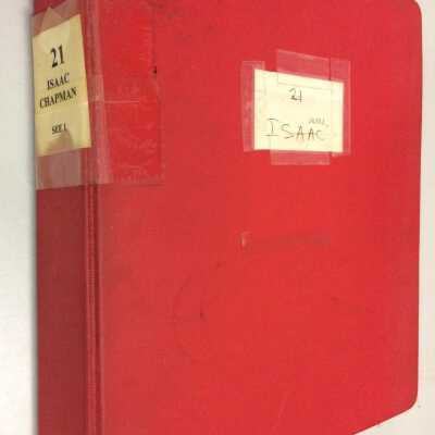 Biographical information about Isaac Newton Chapman, city engineer, c. 2002