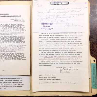 Documents about Souther Bay Crossing Advocacy Groups, 1947-1948