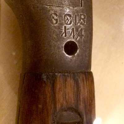 Marks at bottom of grip