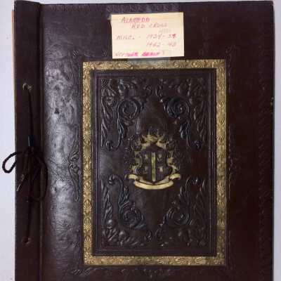 Scrapbook of the Red Cross, including about Neptune Beach, 1934-1943