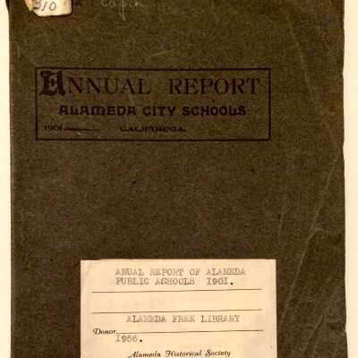 Annual Report for Alameda Schools, 1901