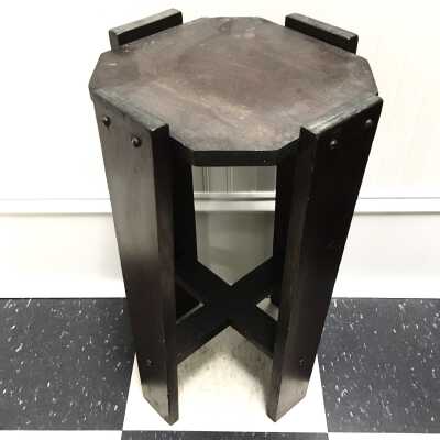 Taboret table made by Chester Fenn of 2038 Alameda Ave., c. 1920s