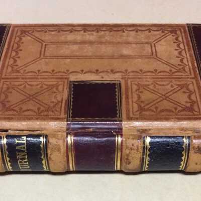 Bound hardcover journal compiled by John Kohlmoos, mid-19th century