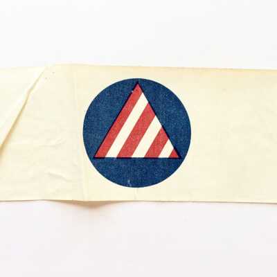 Civilian Defense Block Warden Arband, c. 1942