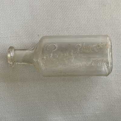 Prosser Pharmacy Bottle found on the terrain of the Golf Course, c. 1900