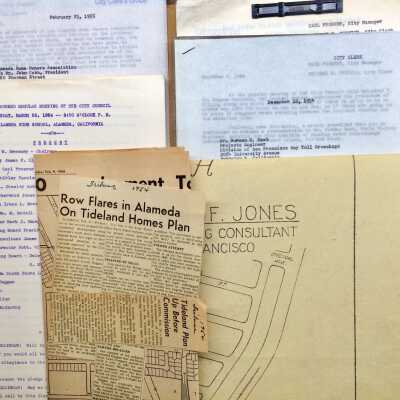Papers relating to South Shore development, 1949-1955
